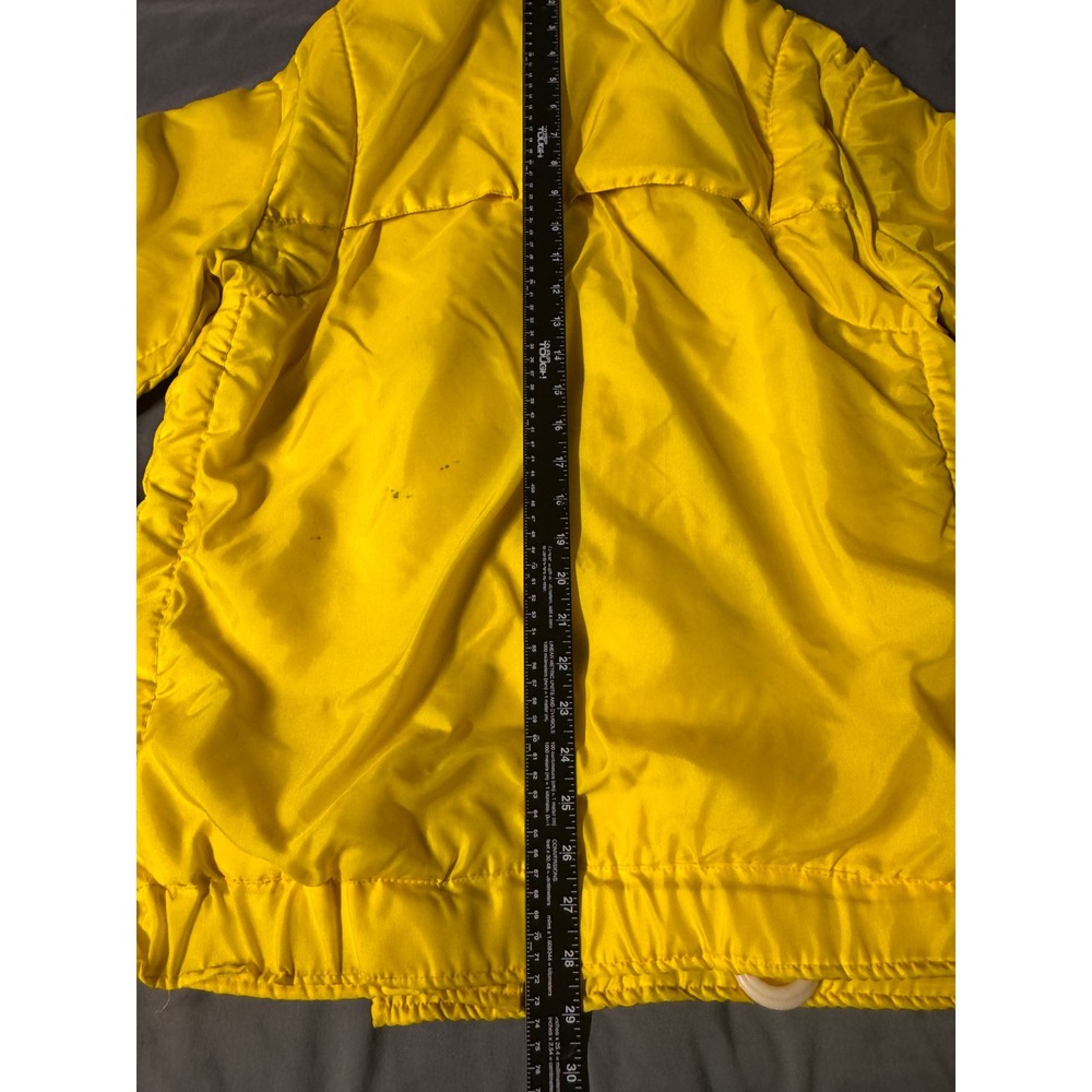 Almarin Canada PFD Flotation Jacket Yellow Nautical Safety Coat Whistle L Vntg - Picture 7 of 15